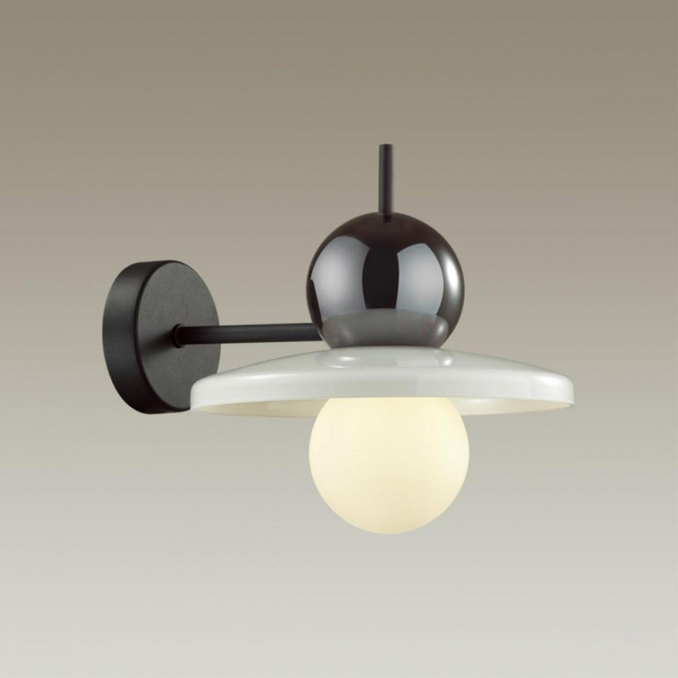 Бра со светодиодной лампочкой G9, комплект от Lustrof. №399812-647487, цвет черный - фото 4