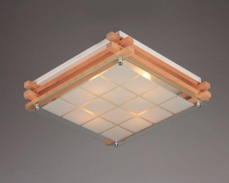 Светильник потолочный с лампочками Omnilux OML-40517-04+Lamps, цвет белый OML-40517-04+Lamps - фото 3