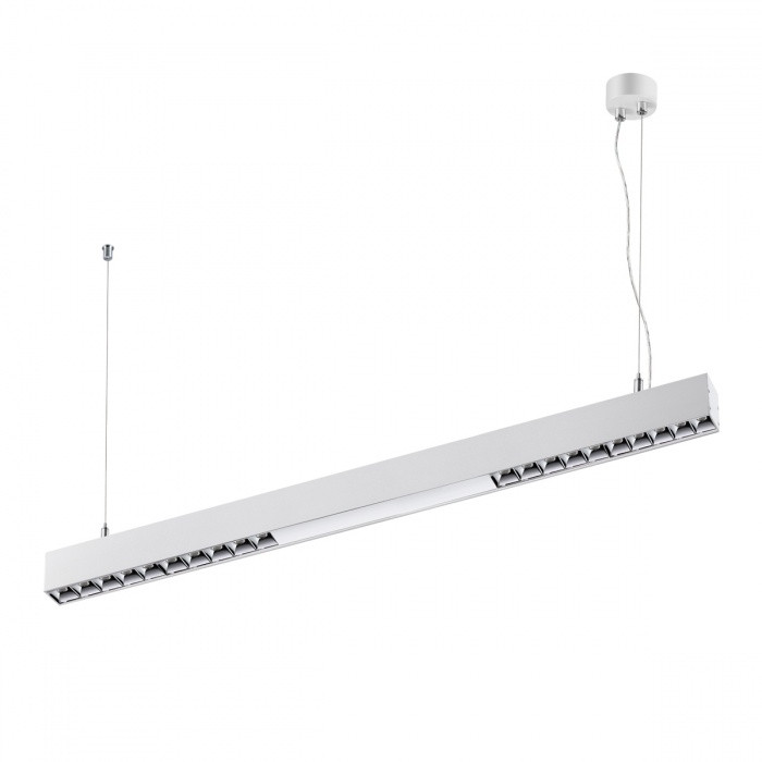 Линейный подвесной светодиодный светильник Novotech Iter 358871, цвет белый