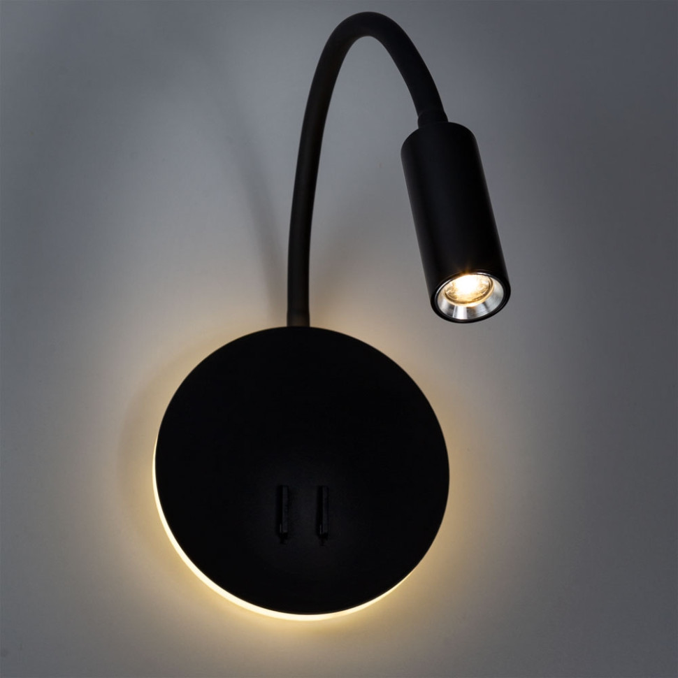 Спот Arte Lamp Electra A8231AP-1BK, цвет черный - фото 4