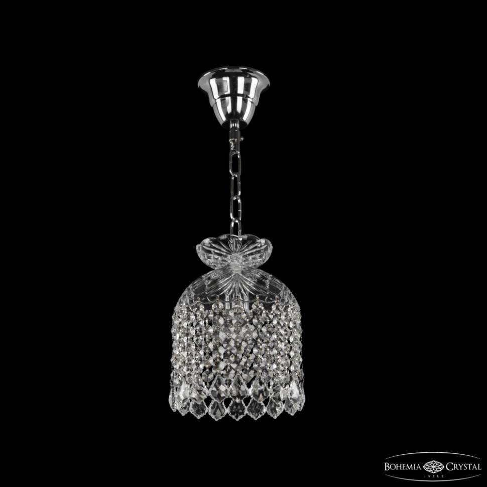 Подвесной светильник Bohemia Ivele Crystal 14783/16 Ni Leafs, цвет никель 14783/16 Ni Leafs - фото 1