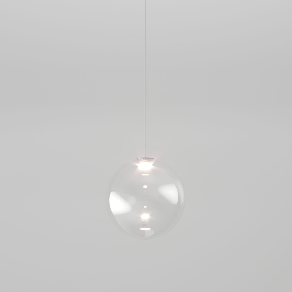 Подвесной светодиодный светильник Wonder Eurosvet 50232/1 LED прозрачный шар для грызунов 10 см прозрачный