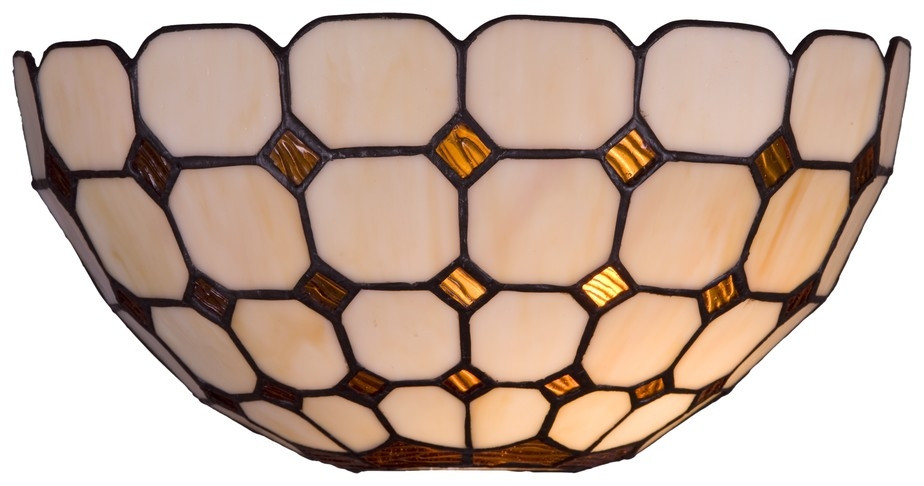 Настенный светильник в стиле тиффани и лампочка E27, комплект от Lustrof. №151351-623451