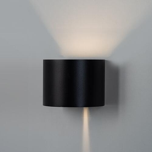 Уличный настенный светильник Italline IT01-A310R black, цвет черный - фото 1