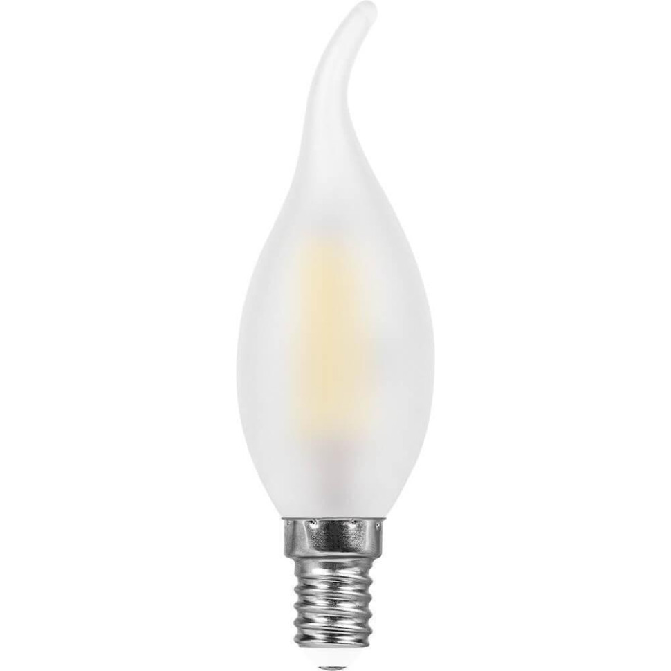 Лампа светодиодная Feron LB-714 Свеча на ветру E14 11W 2700K 38009 лампа светодиодная филаментная feron e14 5w 4000k свеча на ветру прозрачная lb 59 25576
