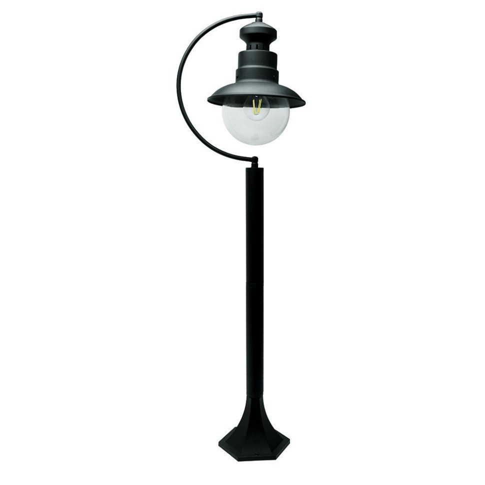 Cадово-парковый светильник на столбе PL576 Барселона Feron 11599, цвет черный - фото 1