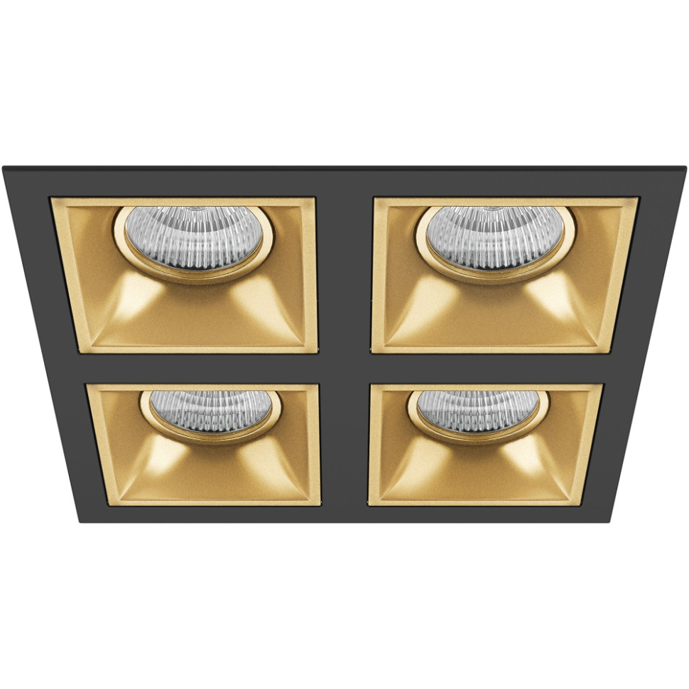 D54703030303 Встраиваемый светильник Domino Lightstar (комплект из 214547+214503+214503+214503+214503) рамка lightstar domino round 214637
