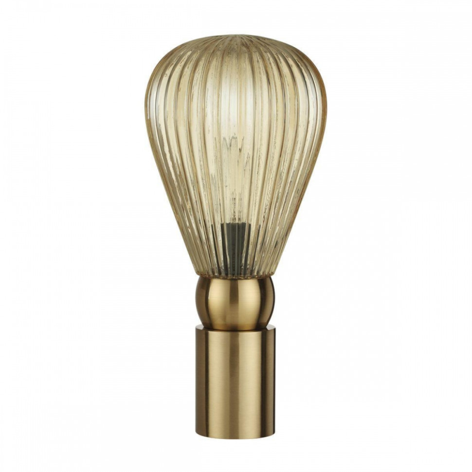 Настольная лампа Odeon Elica с лампочкой 5402/1T+Lamps E14 P45, цвет золотой 5402/1T+Lamps E14 P45 - фото 2