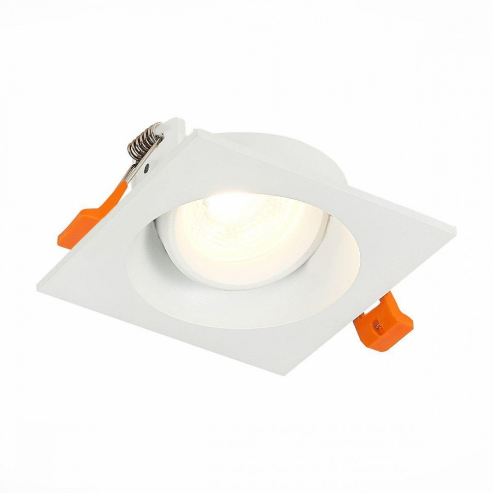 Встраиваемый точечный светильник ST-Luce ST208.518.01, цвет матовый белый - фото 1