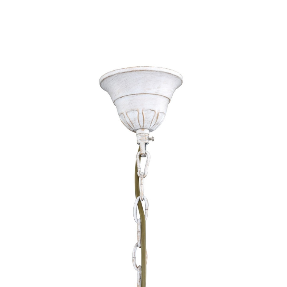 Подвесная люстра с лампочками от Lustrof Четау 2164-519112, цвет белый с золотом 2164-5P-Lustrof - фото 3