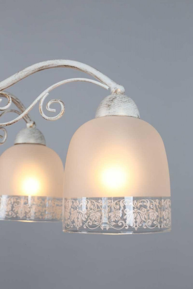 Люстра потолочная со светодиодными лампочками E14, комплект от Lustrof. №118886-656520, цвет бронза - фото 3