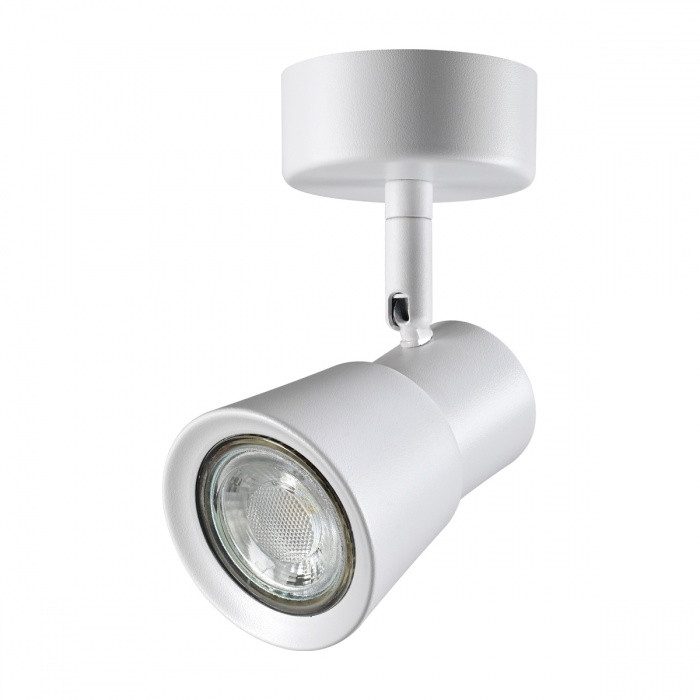 Спот со светодиодной лампочкой GU10, комплект от Lustrof. №369600-647367, цвет белый - фото 1