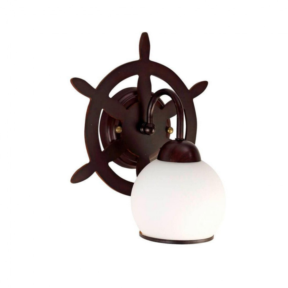 Бра с лампочкой Omnilux OML-50501-01+Lamps, цвет коричневый OML-50501-01+Lamps - фото 2