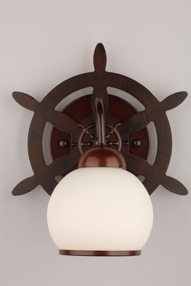 Бра с лампочкой Omnilux OML-50501-01+Lamps, цвет коричневый OML-50501-01+Lamps - фото 3