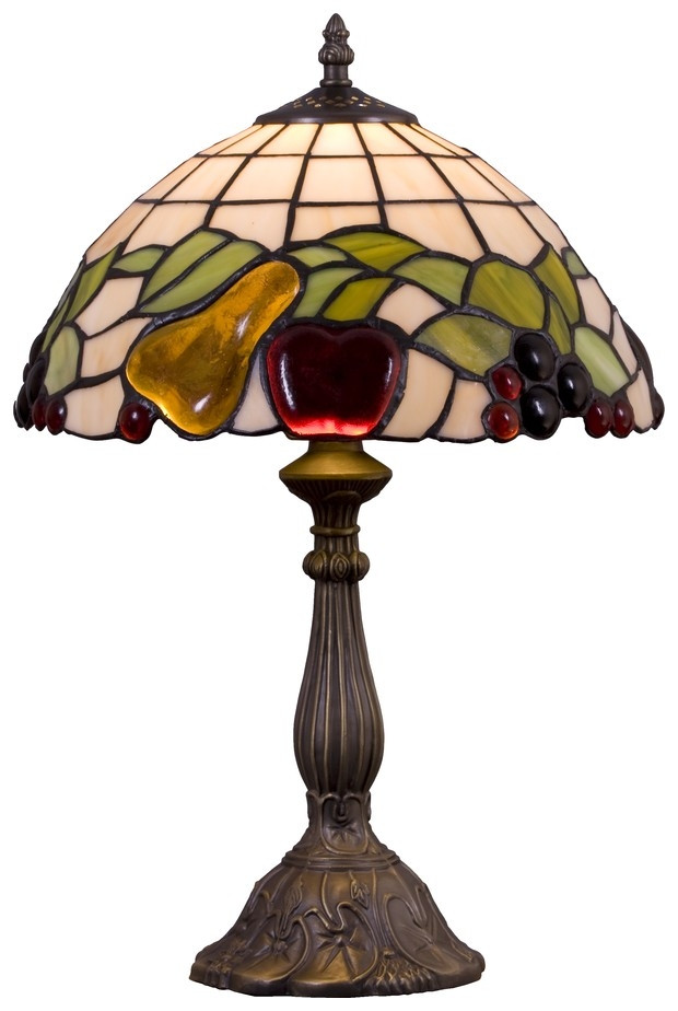 Настольная лампа  с лампочкой Velante 850-804-01+Lamps E27 P45, цвет стекло 850-804-01+Lamps E27 P45 - фото 2