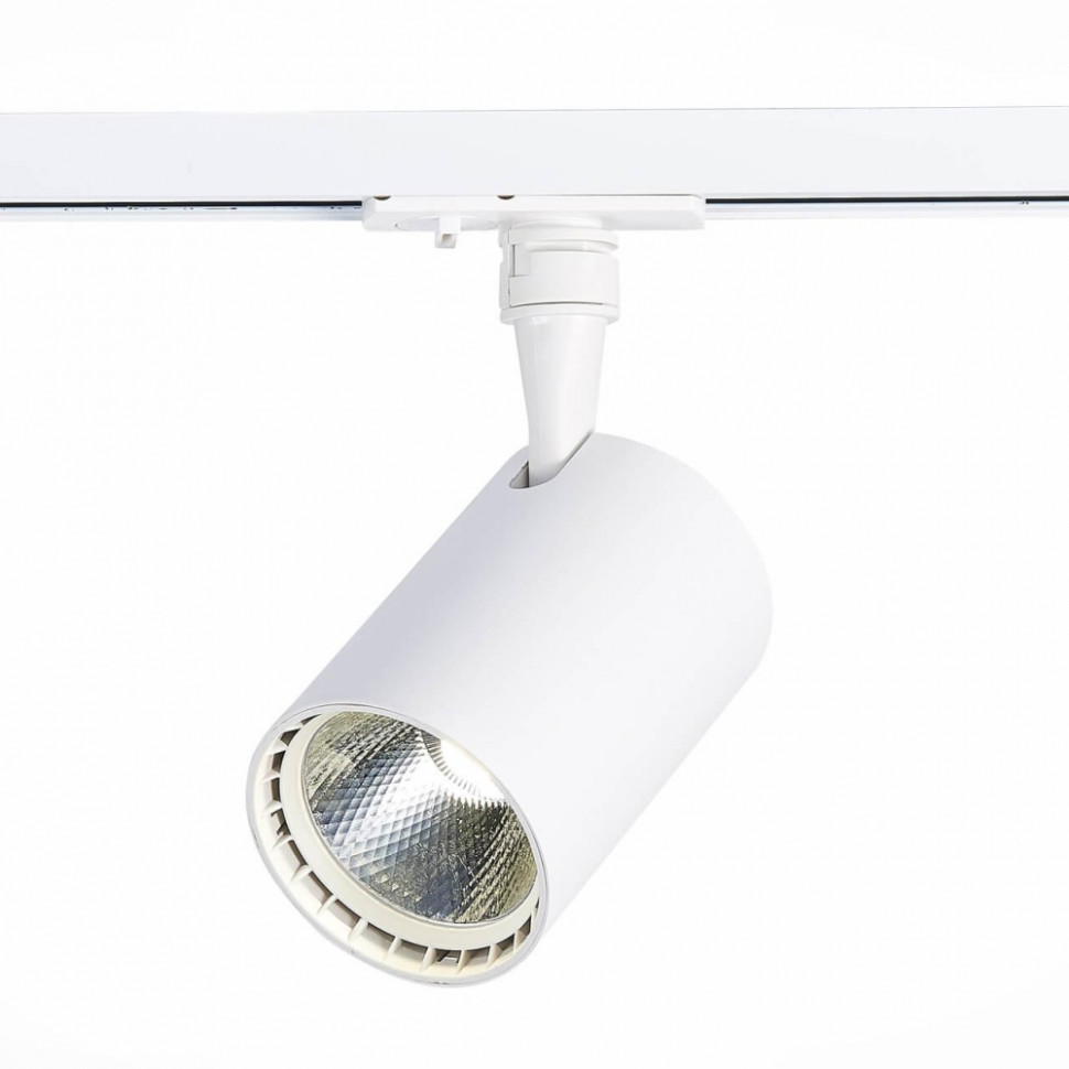 Однофазный LED светильник 15W 4000К для трека Cami St-Luce ST351.546.15.36, цвет матовый белый - фото 3