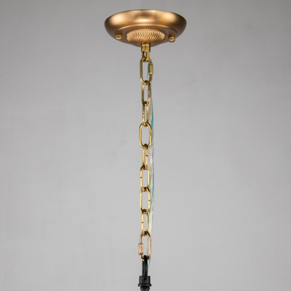 Люстра с лампочками, подвесная, комплект от Lustrof. №253713-617308, цвет латунь - фото 4