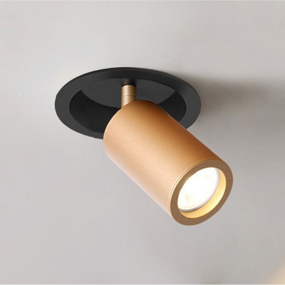 Светильник со светодиодными лампами, встраиваемый, комплект от Lustrof. №297271-617863, цвет черный - фото 3