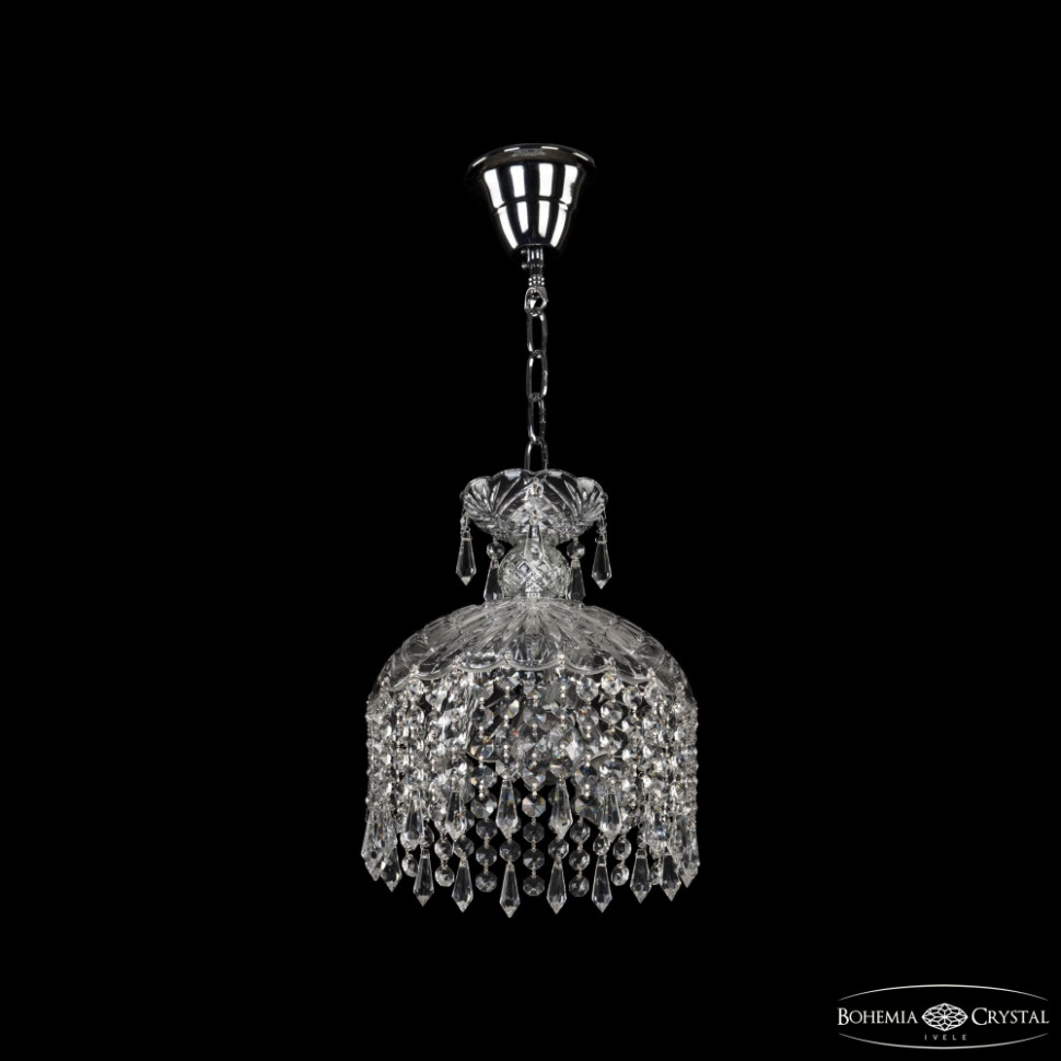 Подвесной светильник Bohemia Ivele Crystal 14781/22 Ni Drops, цвет никель 14781/22 Ni Drops - фото 1