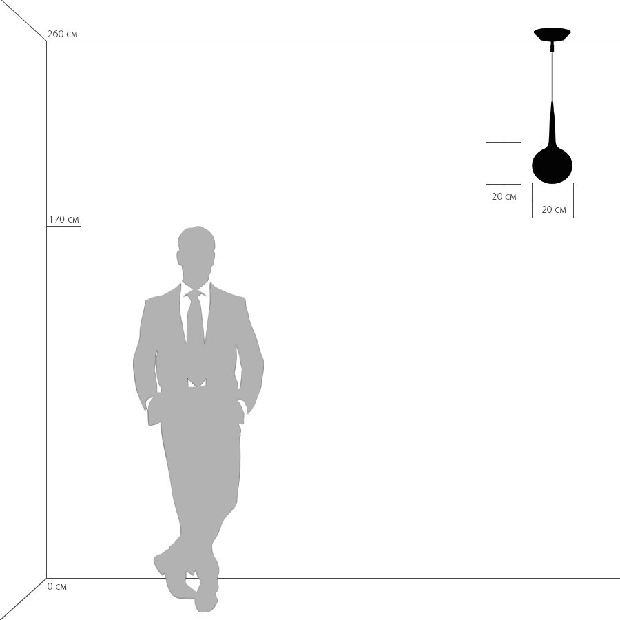 Светильник подвесной с Led лампочками в комплекте Lightstar 803110+Lamps, цвет хром, слоновая кость - фото 3