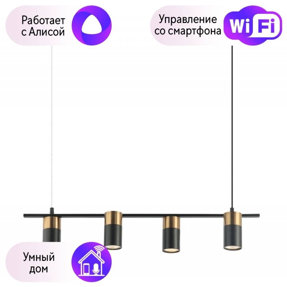 Подвесной светильник Favourite Topper с поддержкой Алиса 2825-4P-А купить в  Москве по выгодной цене — интернет-магазин «Люстроф»