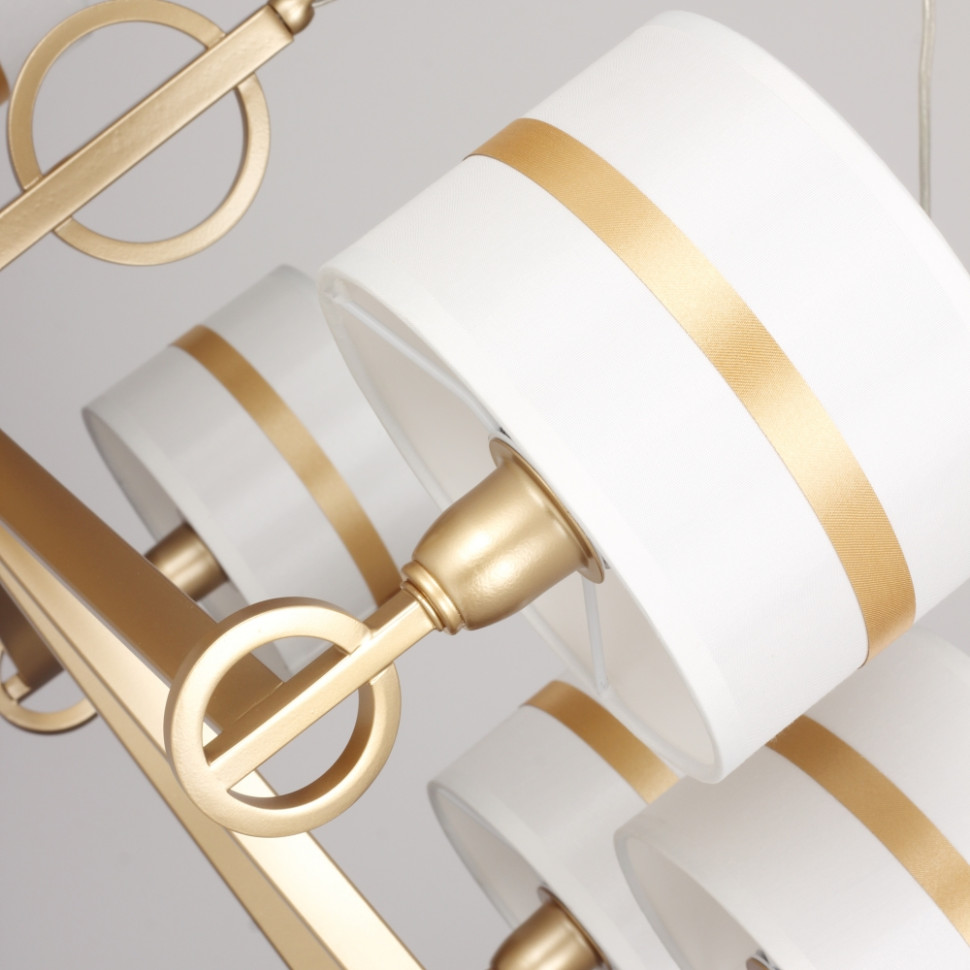 Люстра с лампочками, подвесная, комплект от Lustrof. №231142-617309, цвет матовое золото - фото 4