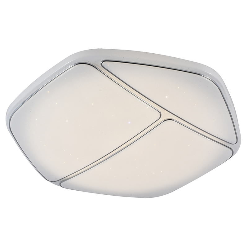 Потолочный светодиодный светильник с пультом ДУ Profit Light 2138/450 WH+CR RGB 120W 3000-6000K плитка nb ceramic amadeo light grey p 2138 60x120 см