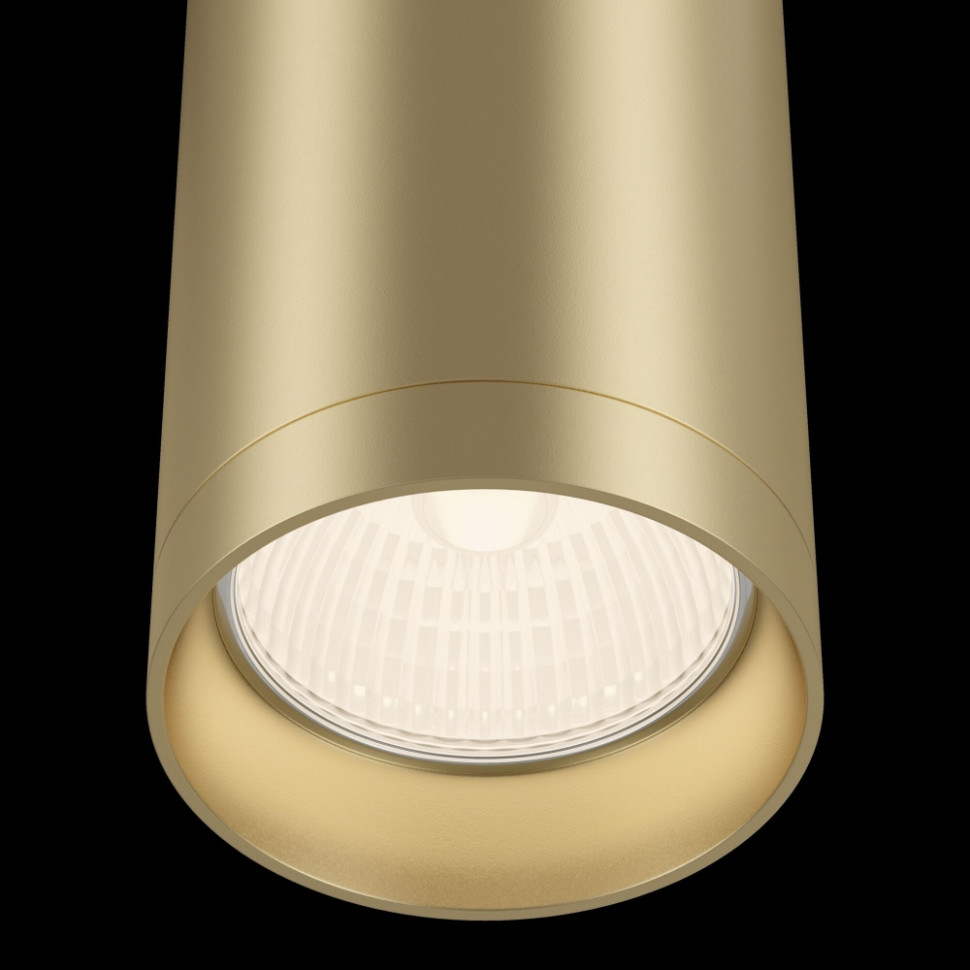 Потолочный накладной светильник Focus C010CL-01MG, цвет матовое золото - фото 3
