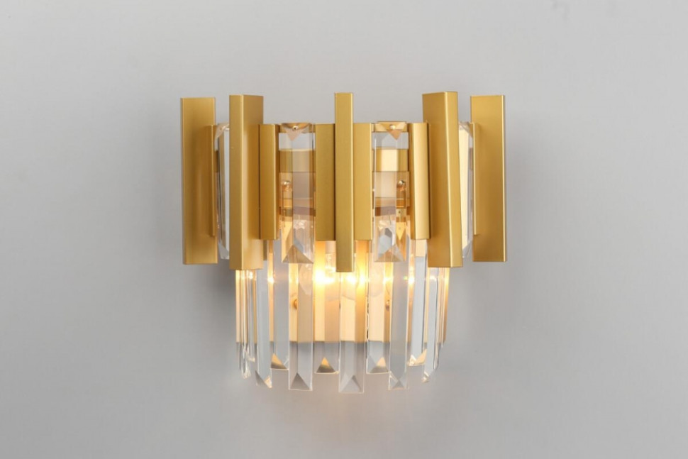Бра с лампочками Omnilux OML-69701-02+Lamps, цвет матовое золото OML-69701-02+Lamps - фото 4