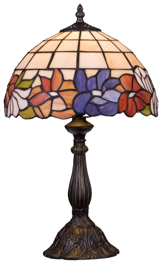 Настольный светильник с лампочкой Velante 813-804-01+Lamps E27 P45, цвет стекло 813-804-01+Lamps E27 P45 - фото 2