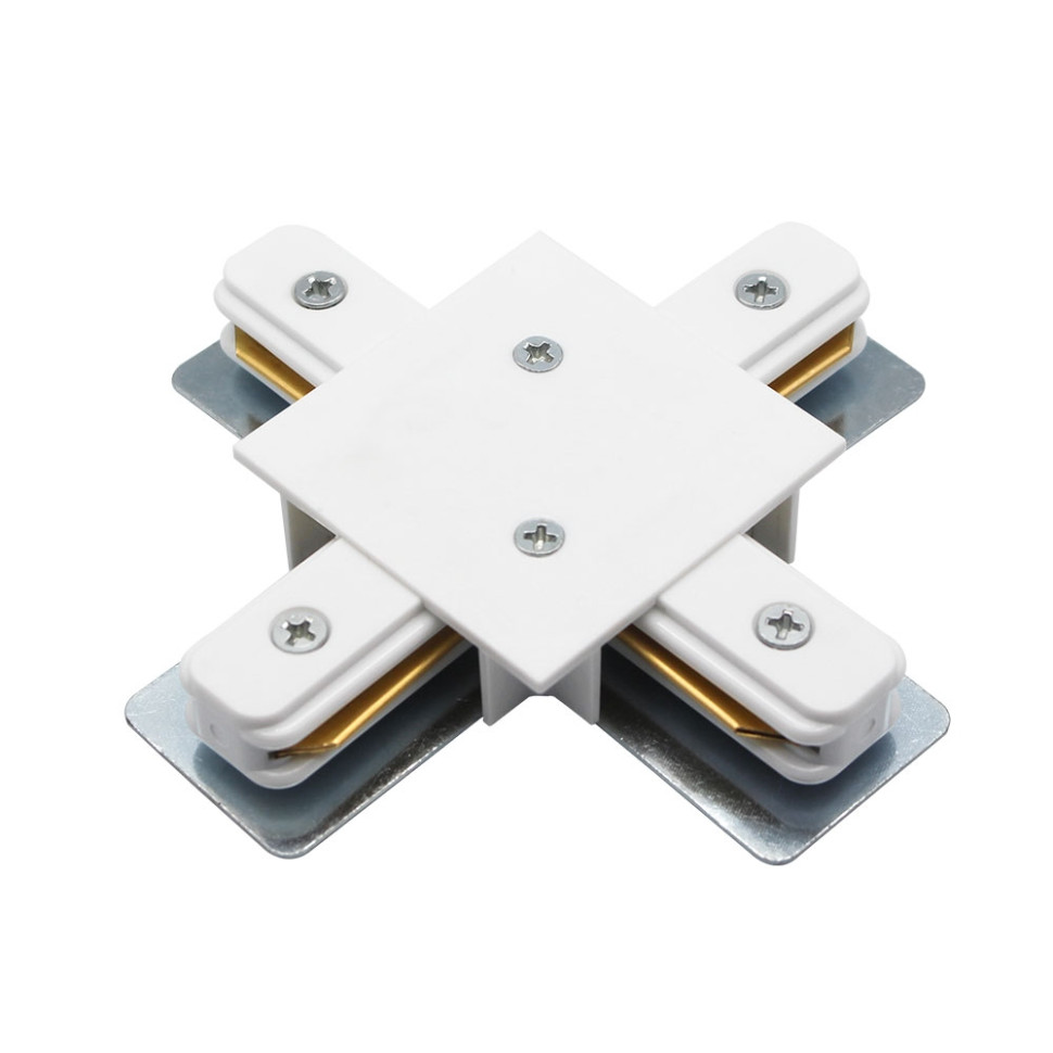 Соединитель Х-образный для однофазного шинопровода Track Accessories Arte Lamp A110133 коннектор т образный для шинопровода feron ld1003 10332