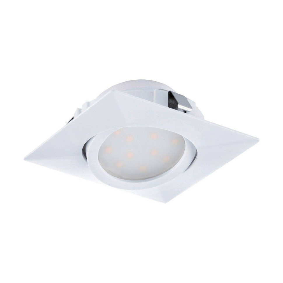 95841 Встраиваемый светодиодный точечный светильник Eglo Pineda, цвет белый - фото 1