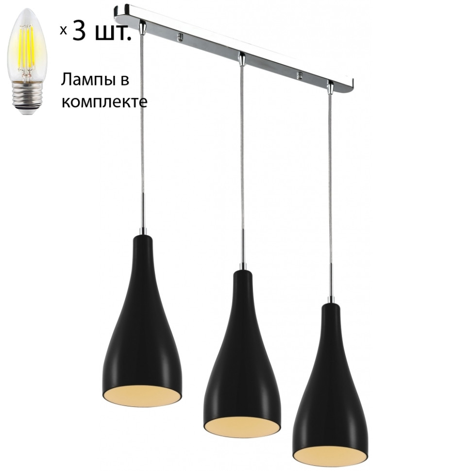 Подвесной светильник с лампочками Wertmark WE210.03.126+Lamps