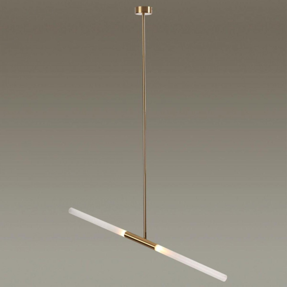 Люстра подвесная со светодиодными лампочками G9, комплект от Lustrof. №303974-647435, цвет золото - фото 3