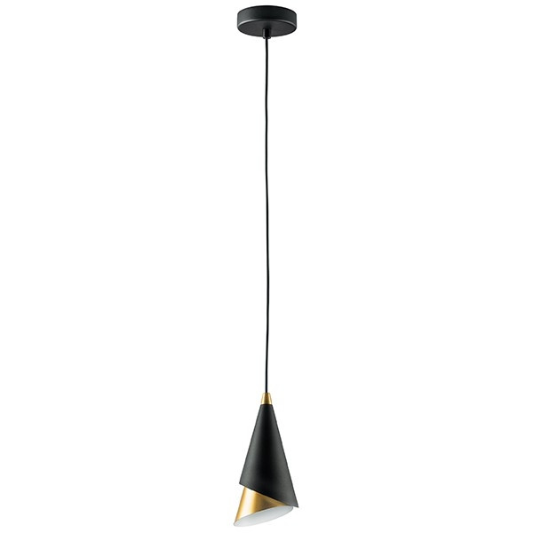 Подвесной светильник Cone Lightstar 757010, цвет матовый черный - фото 1