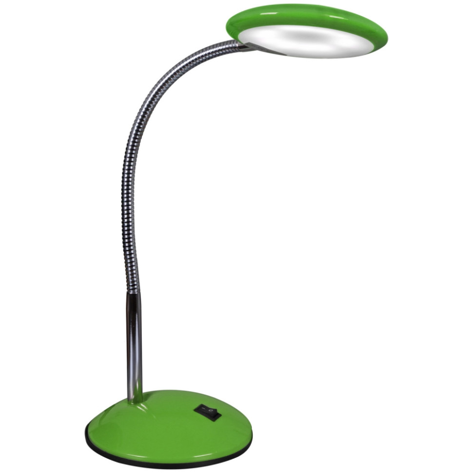 Светодиодная настольная лампа Reluce 02715-0.7-01 GN (1427321), цвет зелёный/хром - фото 1