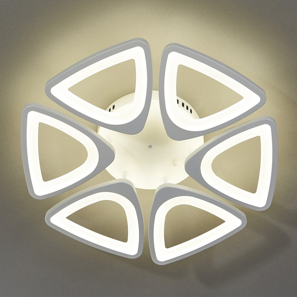 Потолочный светильник с пультом ДУ Escada Umbrella 10218/6LED 85W, цвет белый 10218/6LED 85W - фото 3