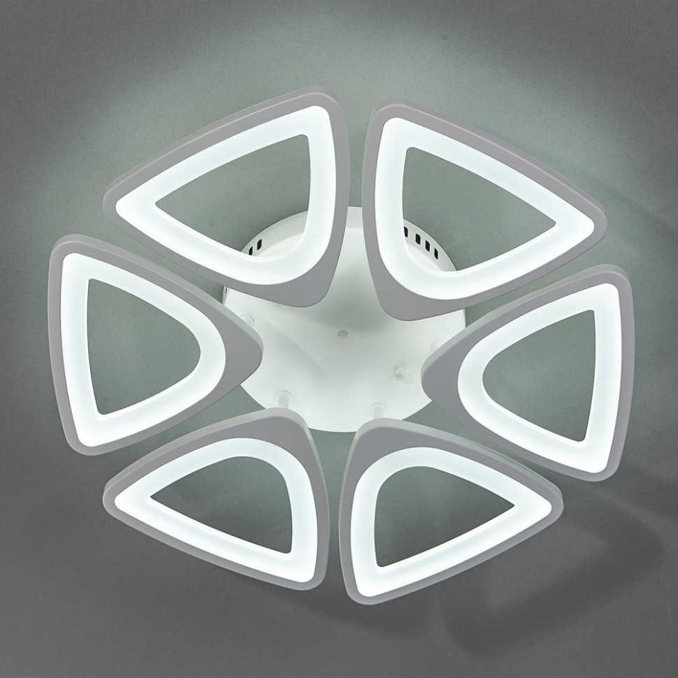 Потолочный светильник с пультом ДУ Escada Umbrella 10218/6LED 85W, цвет белый 10218/6LED 85W - фото 4