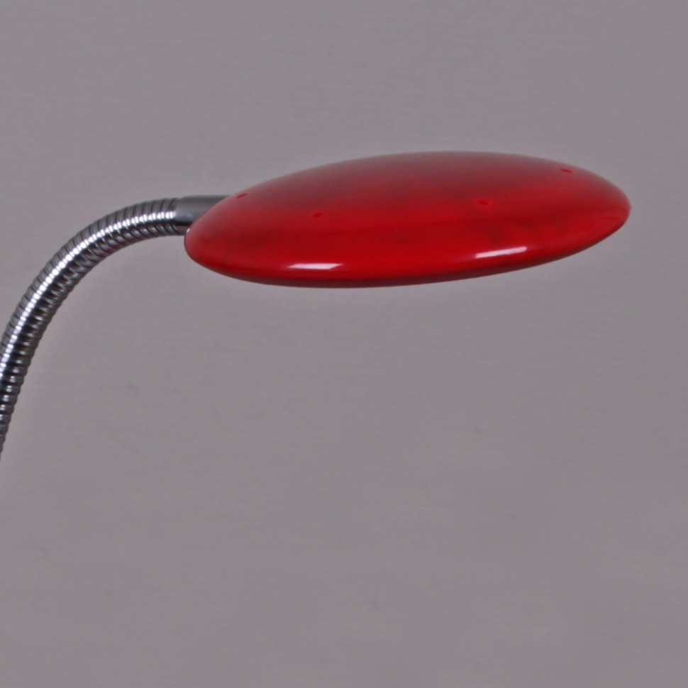 Светодиодная настольная лампа Reluce 02715-0.7-01 RD (1427322), цвет красный/хром - фото 4