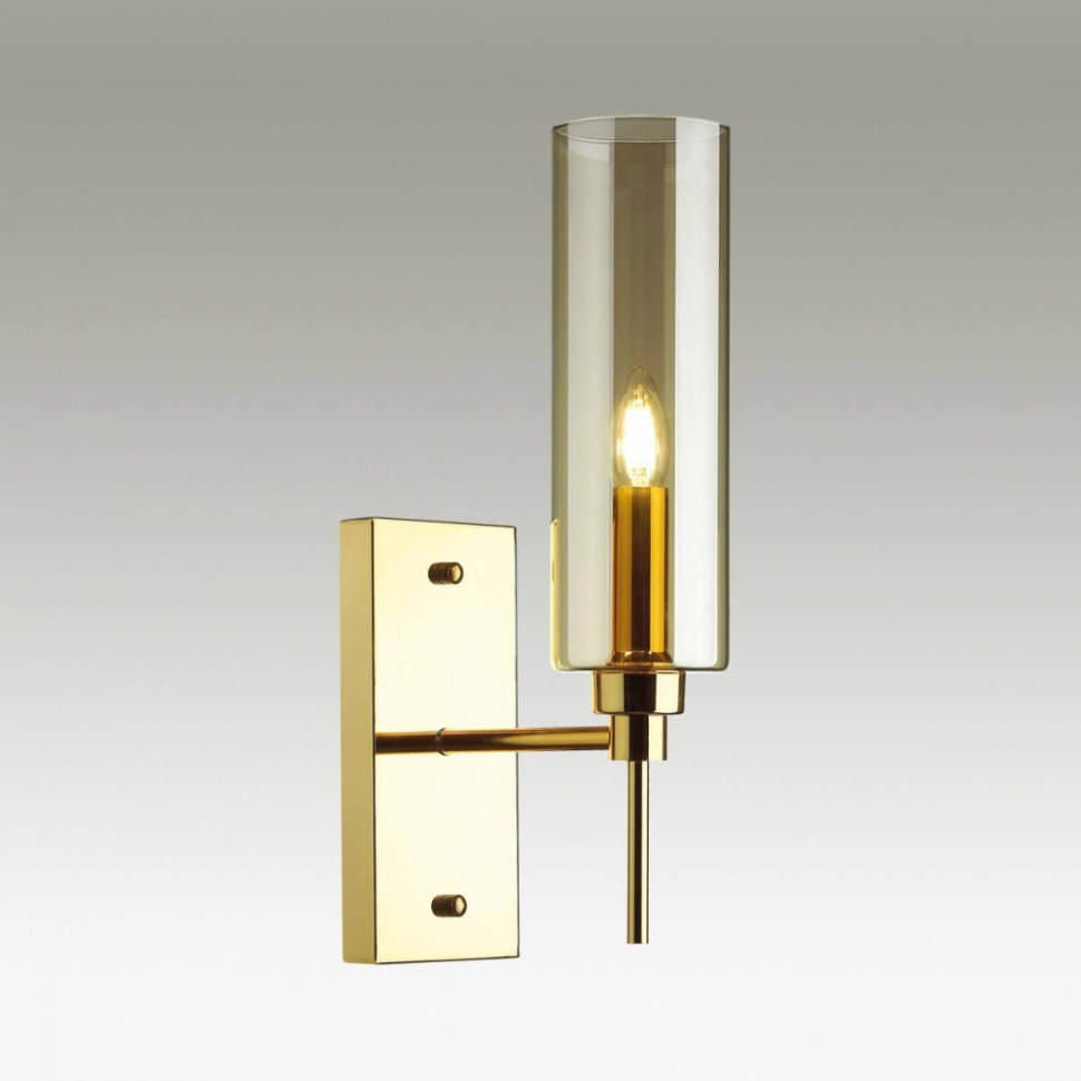 Бра со светодиодной лампочкой E14, комплект от Lustrof. №187159-626968, цвет золото - фото 3