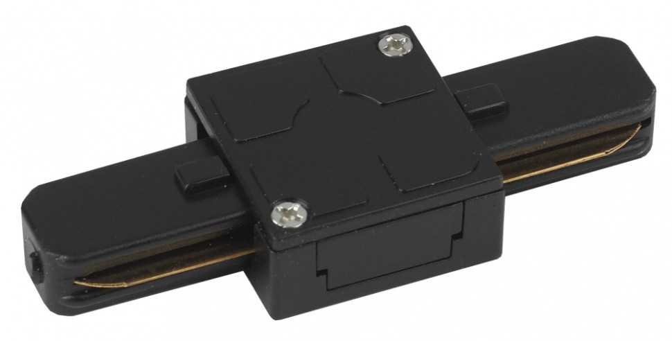 Коннектор прямой для однофазного шинопровода TR6 Эра Trek TR7-C 2W I BK (Б0032180) - фото 1