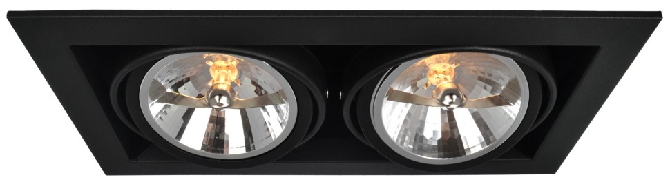 A5935PL-2BK Встраиваемый поворотный точечный светильник Arte Lamp Cardani, цвет черный - фото 1