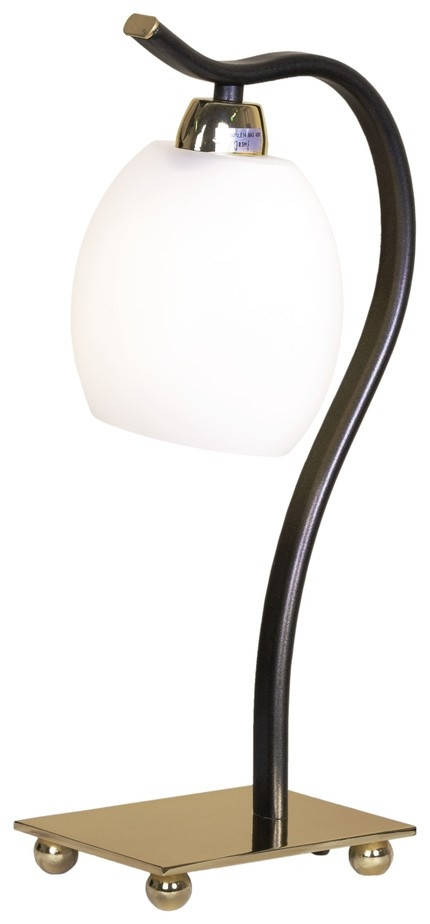 Настольная лампа со светодиодной лампочкой E14, комплект от Lustrof. №150798-623353, цвет золото - фото 1