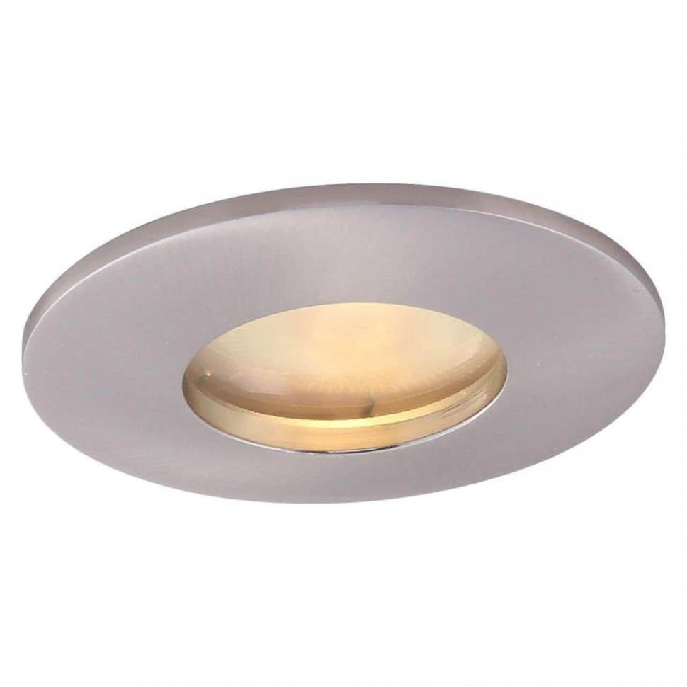 Встраиваемый светильник с лампочками. Комплект от Lustrof. №35324-616187, цвет матовое серебро - фото 1
