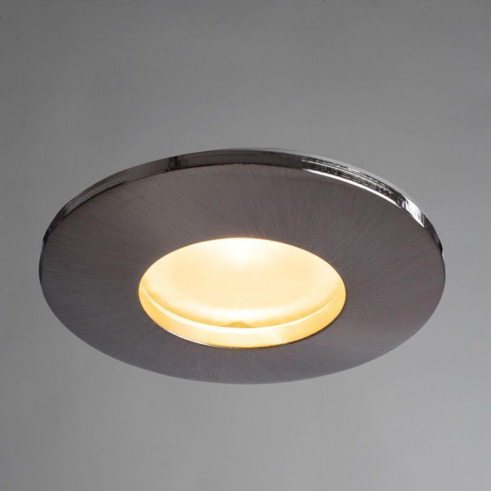 Встраиваемый светильник с лампочками. Комплект от Lustrof. №35324-616187, цвет матовое серебро - фото 2