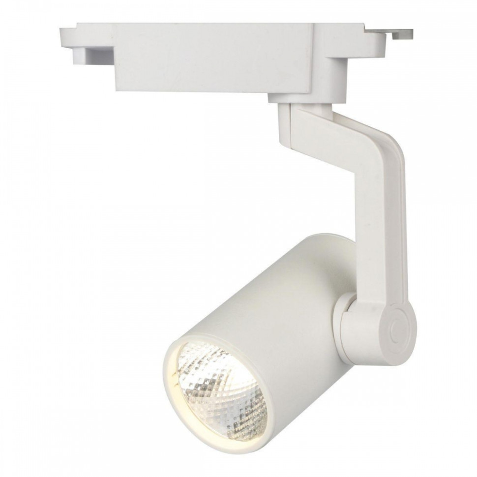 Однофазный LED светильник 10W 4200К для трека Escada 20001TRA/02LED SWH, цвет белый матовый 20001TRA/02LED SWH - фото 1