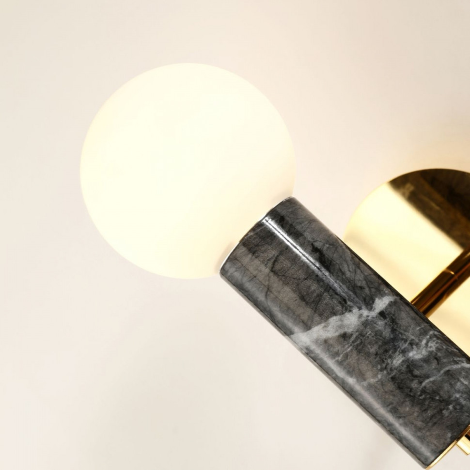Бра на стену со светодиодными лампами, комплект от Lustrof. №279817-618125, цвет золото - фото 4