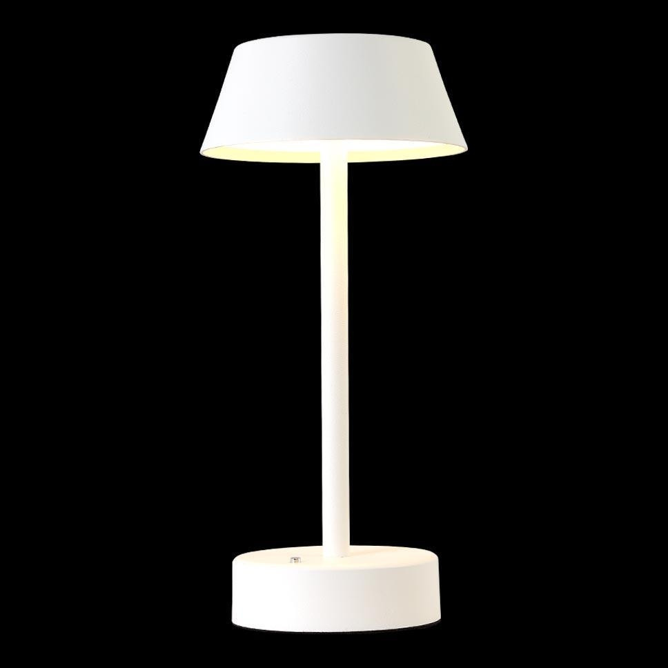 Настольная светодиодная лампа Santa Crystal Lux SANTA LG1 WHITE бра crystal lux alma white ap1