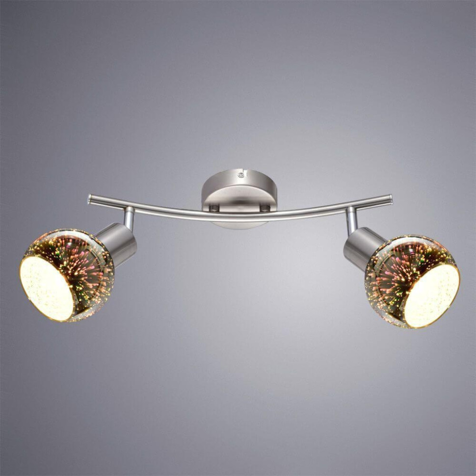 A6125AP-2SS Спот Arte Lamp Illusione, цвет матовое серебро - фото 2