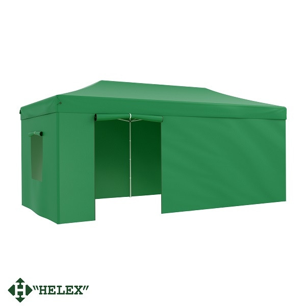 Тент садовый Helex 4366 3x6х3м полиэстер зеленый бордюр helex зелёный
